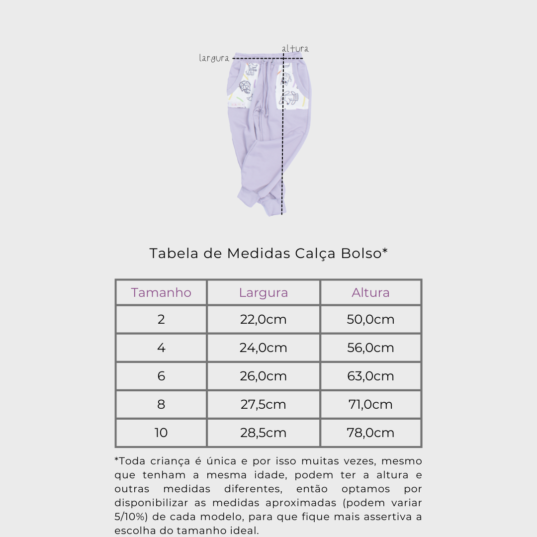 Calça Bolso PETS