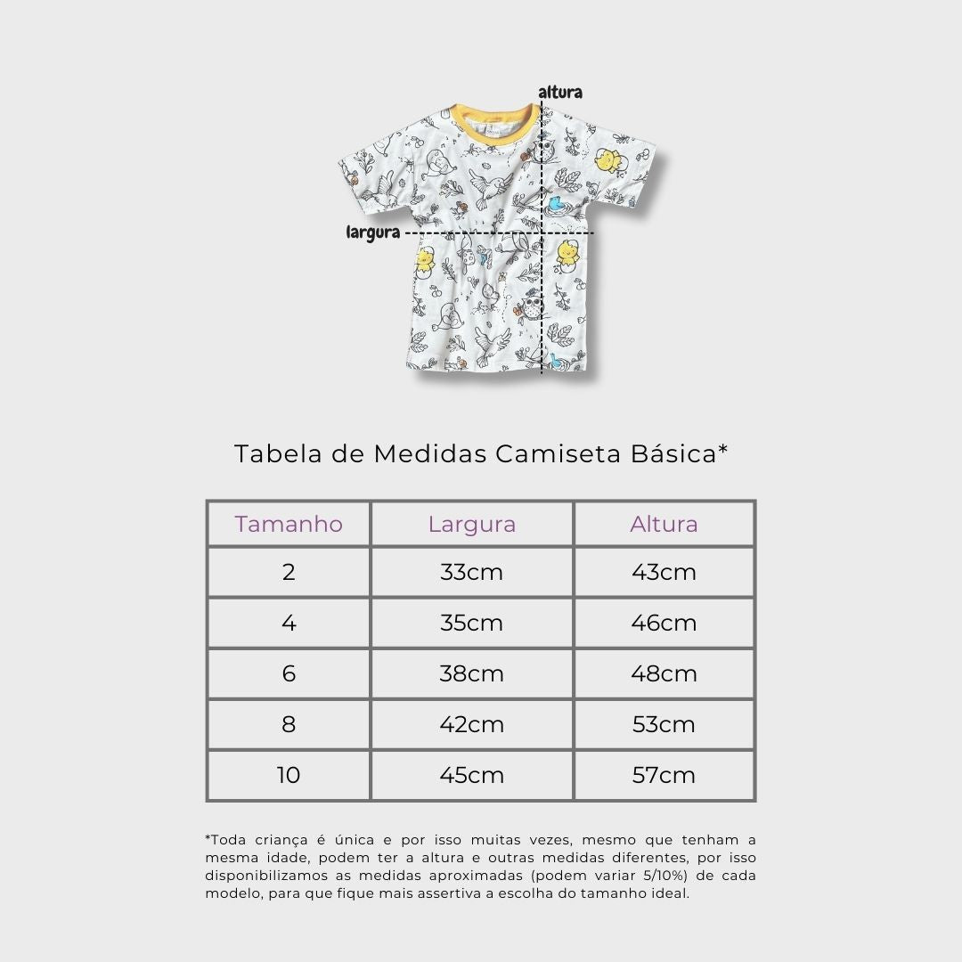 Camiseta Voa Passarinho