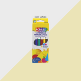 Canetinhas Laváveis Acrilex 06 Cores